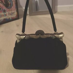 Vintage Henri Betrix Evening Bag w/jeweled clasp